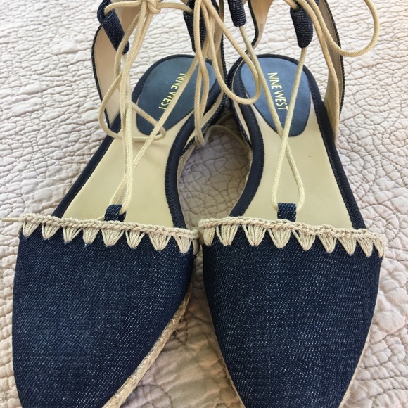 Nine West Udessia Lace-up flat sandal espadrille - Picture 2 of 7